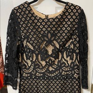 Danny and Nicole Black Lace Dress